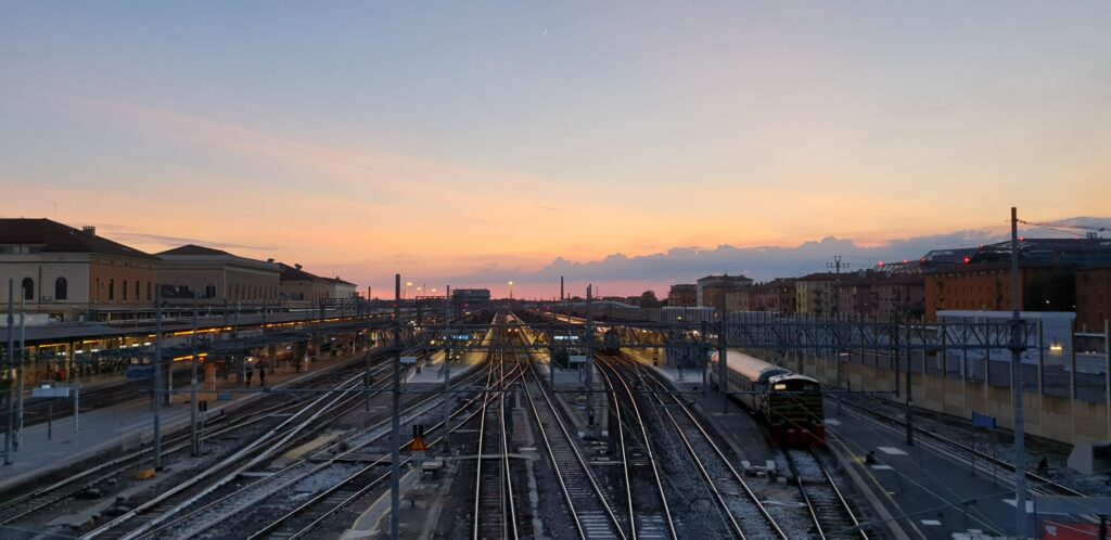 train station in Italy