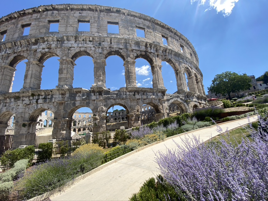 best time to visit croatia - pula arena