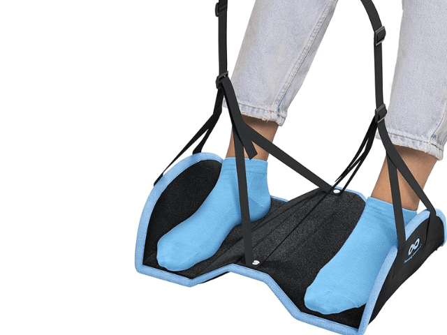 airplane foot hammock - digital nomad gifts