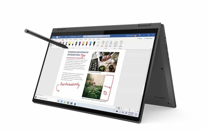 best laptops for digital nomads - lenovo ideapad flex 5
