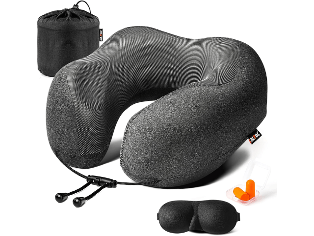 memory foam neck pillow - gifts for digital nomads