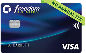 best travel credit card with no annual fee - chase freedom unlimited