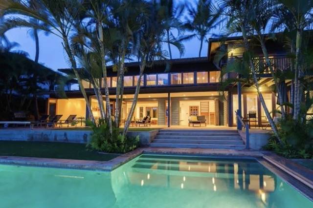 oceanfront villa with pool