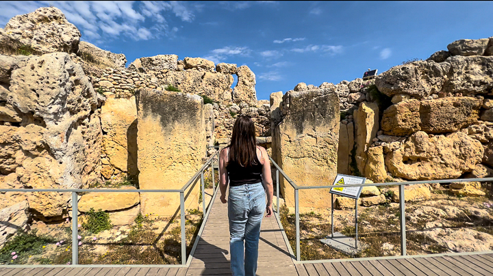 ggantija temple ruins in Malta