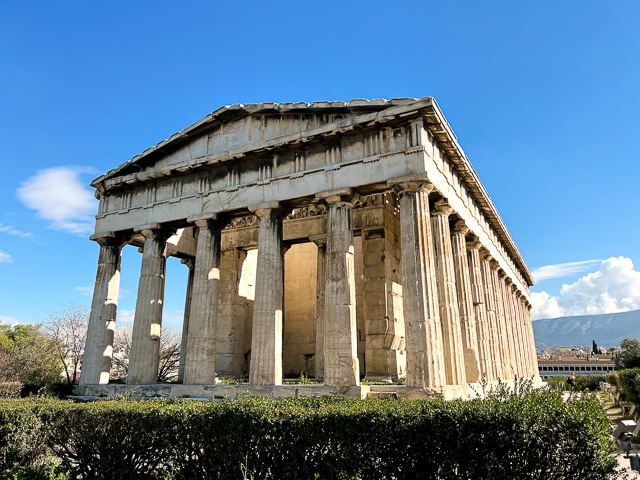 athens for digital nomads - ancient greek temple