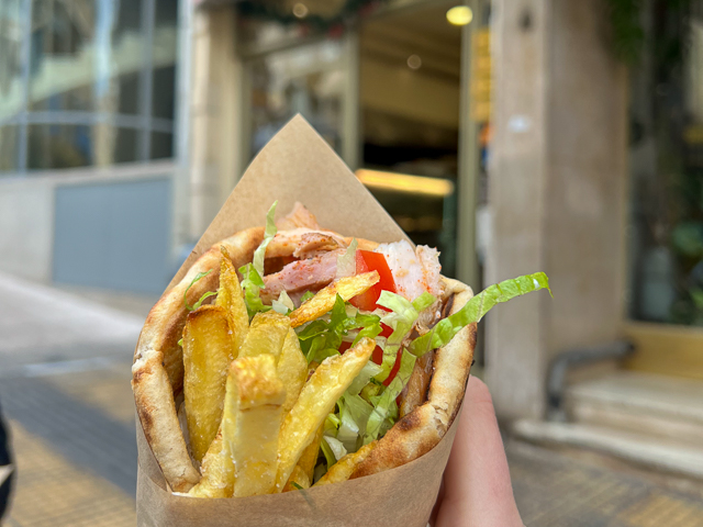 athens for digital nomads - gyro