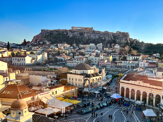 athens for digital nomads - monastiraki square