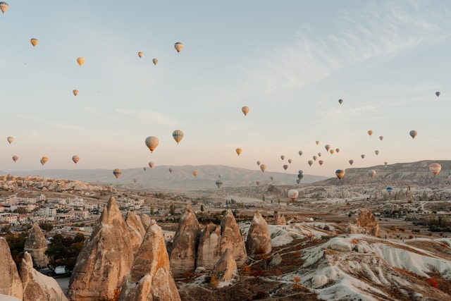 türkiye digital nomad visa country list - cappadoccia 