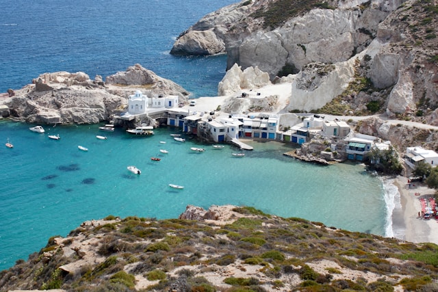 milos - best cities in greece for digital nomads